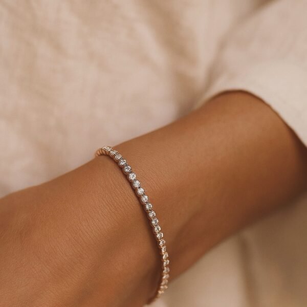 Micro Diamonds Tennis Bracelet