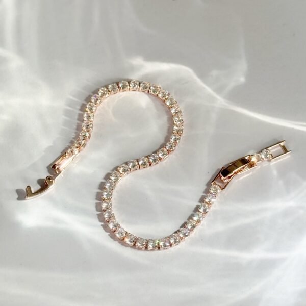 Rose Tennis Bracelet